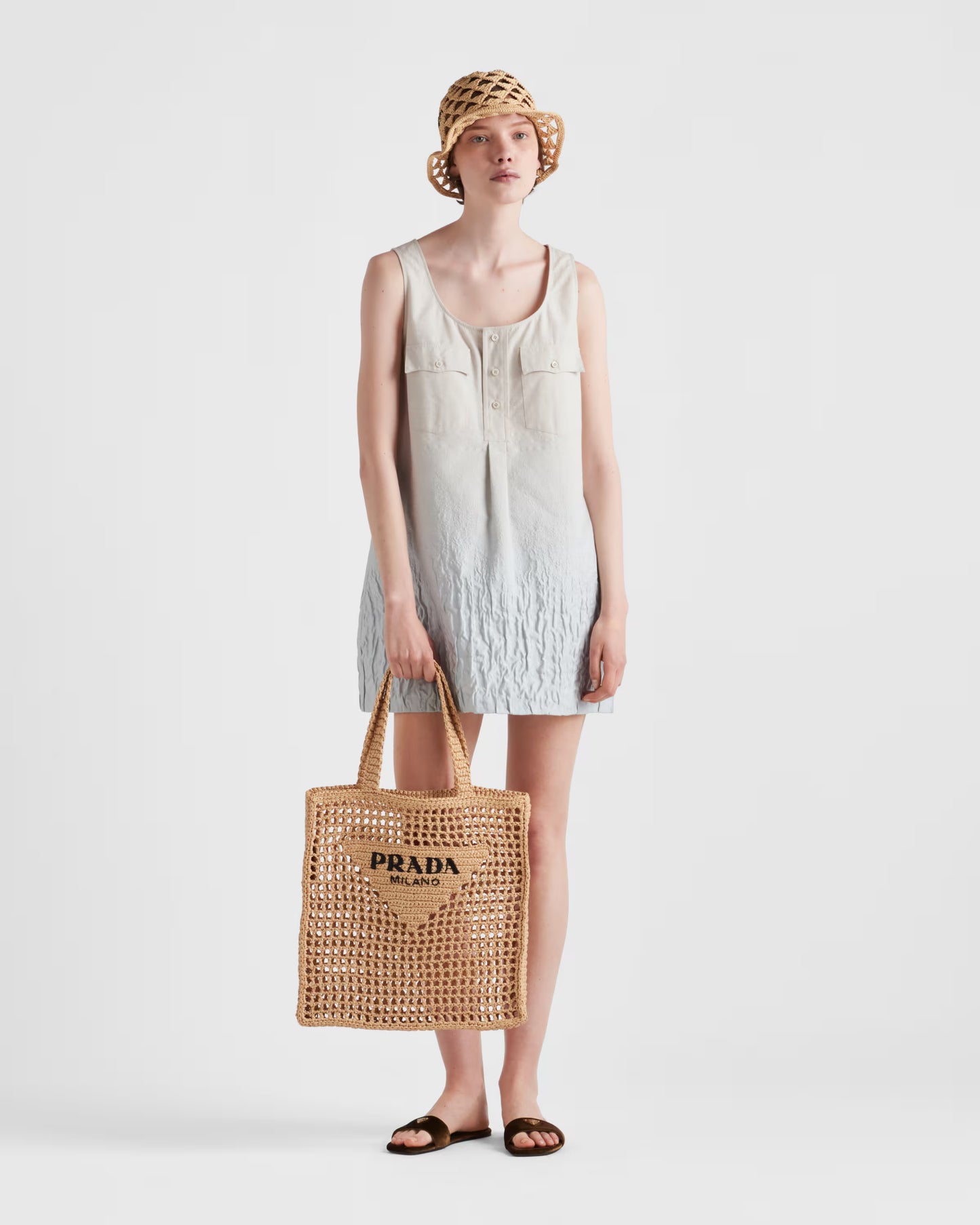 P Crochet Tote Bag