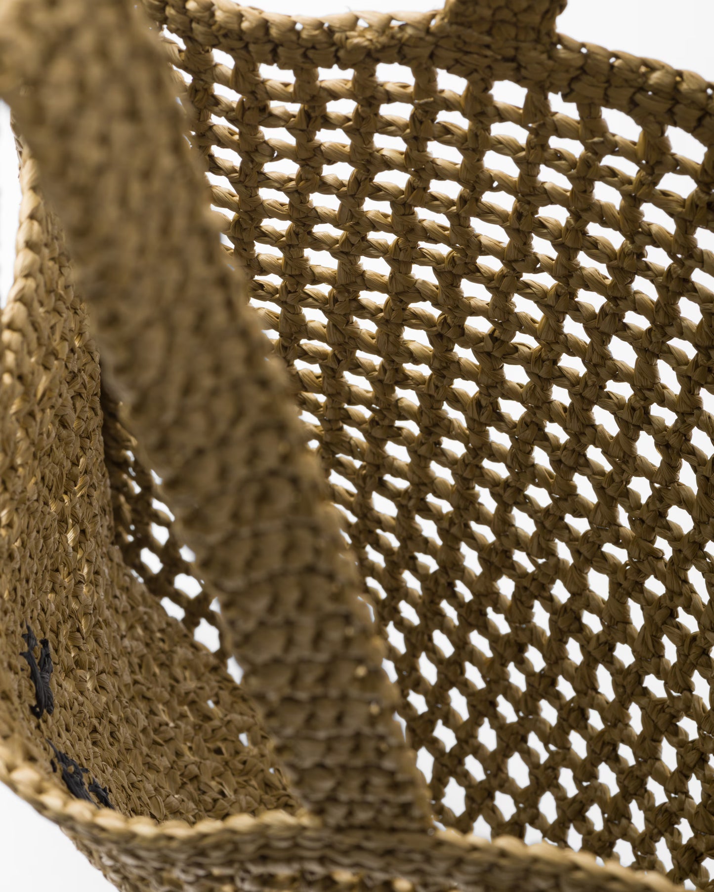 P Crochet Tote Bag