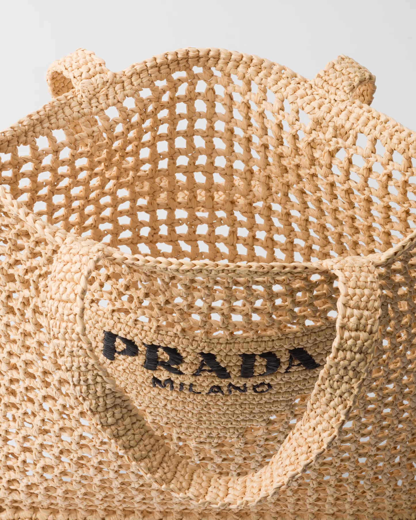 P Crochet Tote Bag
