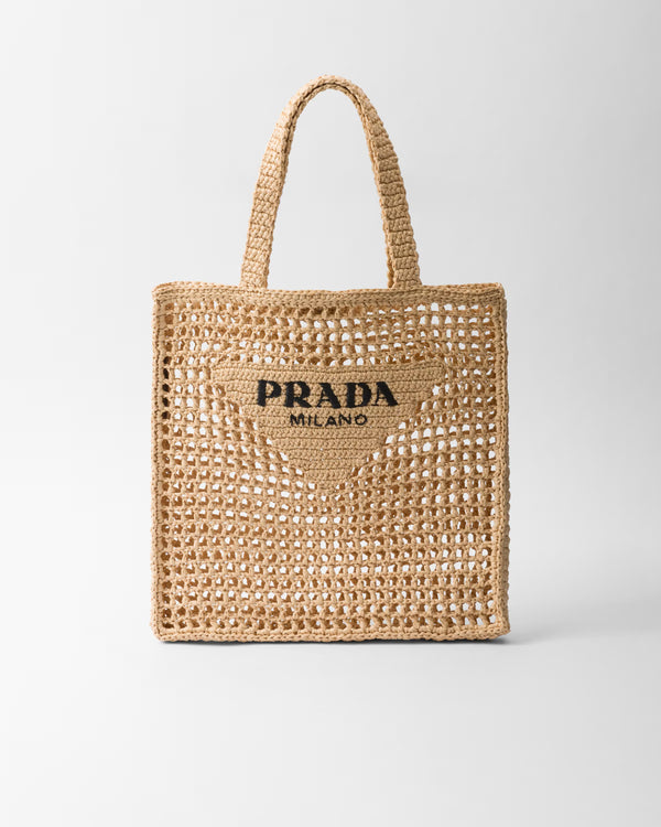 P Crochet Tote Bag